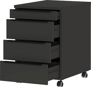 GERMANIA Mailand Rollcontainer grafit 4 Auszüge 42,0 x 60,0 x 63,0 cm