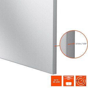 Thumbnail - celexon Rahmenleinwand Expert PureWhite 16:10, 250 x 156 cm Projektionsfläche