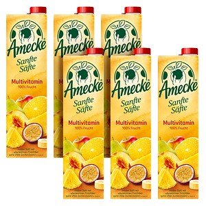 Amecke Sanfte Säfte Multivitamin Direktsaft 6x 1,0 l