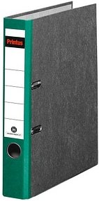Printus Ordner grün marmoriert Karton 5,0 cm DIN A4, 1 St.
