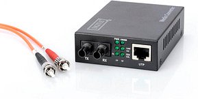 Thumbnail - DIGITUS DN-82110-1 RJ45/ST Duplex Media Converter