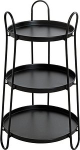 Thumbnail - HAKU Möbel Beistelltisch rund Metall schwarz 43,0 x 43,0 x 72,0 cm, 1 St.