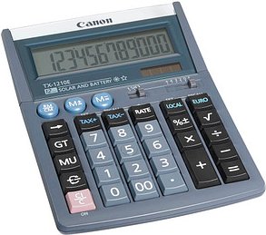 Canon TX-1210E Tischrechner grau/silber