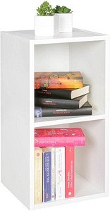 Thumbnail - WOHNLING Bücherregal weiß 30,0 x 30,0 x 60,0 cm, 1 St.