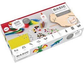 Rayher Bastelset Holzhenkelbox mit 900 Teile mehrfarbig