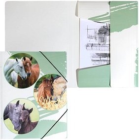 PAGNA Eckspanner Lovely DIN A4 Pferde, 1 St.