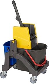 VERMOP Reinigungswagen Aquva 1x 17 l + 1x 6 l