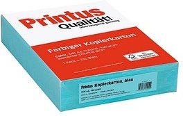 Printus Kopierpapier Color blau DIN A4 160 g/qm 250 Blatt