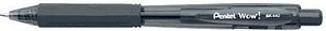 Pentel Kugelschreiber BK440 schwarz/transparent, Schreibfarbe: schwarz, 1 St.