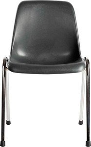 LÜLLMANN Stapelstuhl Premium 230110 dunkelgrau Kunststoff, 1 St.