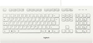 Logitech Corded Keyboard K280e Tastatur kabelgebunden weiß