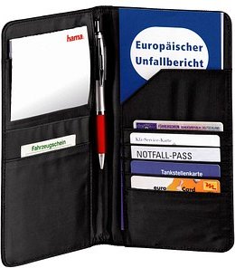 hama Fahrzeugschein-Etui schwarz