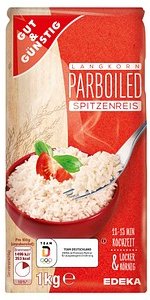 GUT&GÜNSTIG Parboiled Reis 1,0 kg
