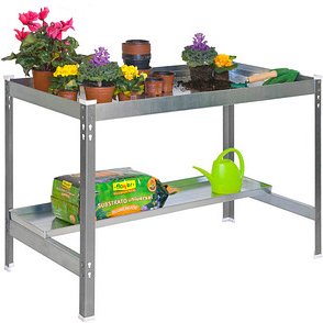 Thumbnail - Simonrack Pflanztisch SIMONGARDEN silber 150,0 x 60,0 x 84,0 cm