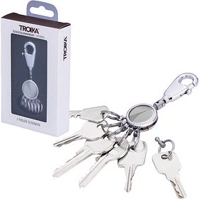 Thumbnail - TROIKA® Schlüsselanhänger GEOMETRIC WAVES mehrfarbig