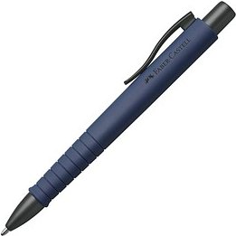 FABER-CASTELL Kugelschreiber POLY BALL Urban Navy Blue, Schreibfarbe: blau, 1 St.