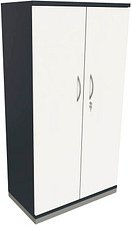 Thumbnail - fm Aktenschrank Sidney, 4260429764617 lavagrau, weiß 3 Fachböden 80,0 x 44,2 x 151,7 cm