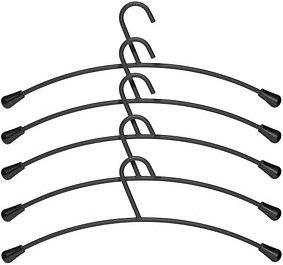 MAUL Kleiderbügel schwarz, 5 St.
