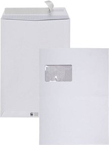 Thumbnail - BONG Versandtaschen TopSTAR DIN C4 mit Fenster weiß 10 St.