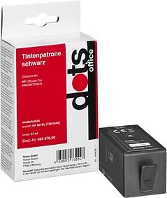 Thumbnail - dots schwarz Druckerpatrone kompatibel zu HP 907XL (T6M19AE)