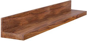 WOHNLING Wandboard sheesham 140,0 x 24,0 x 17,0 cm, 1 St.