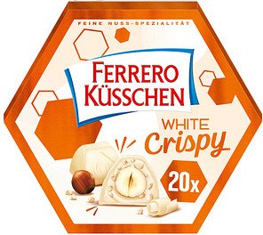 FERRERO KÜSSCHEN White Crispy Pralinen 20 St./172,0 g