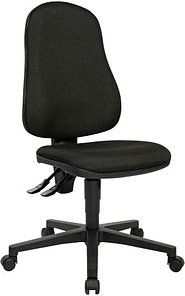 Topstar Bürostuhl Point 60, 8160G20 Stoff schwarz, Gestell schwarz