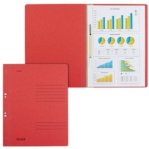 Thumbnail - FALKEN Ösenhefter Karton rot DIN A4, 50 St.