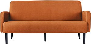 meet powered by PAPERFLOW 3-Sitzer Sofa LISBOA braun schwarz Stoff, 1 St.