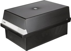 HAN Karteikasten DIN A5 für 1.300 Karteikarten schwarz mit Deckel
