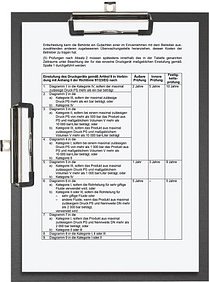 FALKEN Klemmbrett 15061740000F DIN A4 schwarz Karton, 1 St.