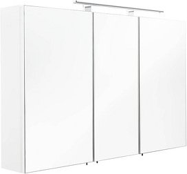 POSSEIK Spiegelschrank weiß 110,0 x 16,0 x 68,0 cm