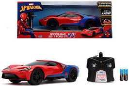 Jada® Marvel Spiderman 2017 Ford GT Ferngesteuertes Auto rot