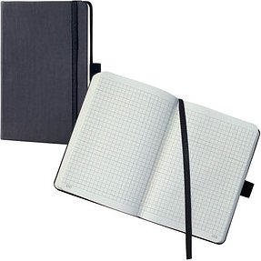 Thumbnail - SIGEL Notizbuch Conceptum® ca. DIN A5 kariert, schwarz Hardcover 194 Seiten, 1 St.