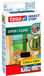 Thumbnail - tesa Fliegengitter INSECT STOP OPEN/CLOSE anthrazit 1,3 x 1,5 m