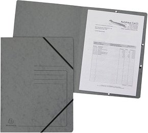 Thumbnail - Exacompta Eckspanner DIN A4 dunkelgrau, 5 St.