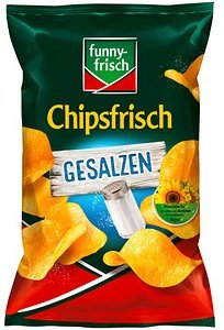 funny-frisch Chipsfrisch gesalzen Chips 150,0 g