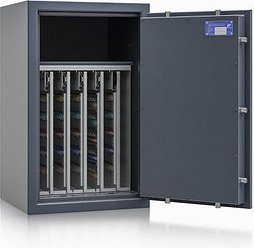 Thumbnail - ISS safe4key Schlüsseltresor grau mit 440 Haken, Doppelbartschloss, 50,0 x 42,0 x 80,0 cm, 1 St.