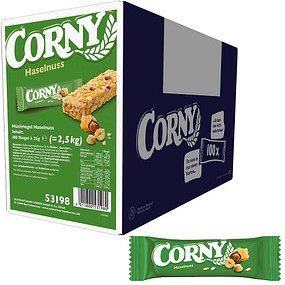 CORNY Classic Haselnuss Müsliriegel 100 Riegel