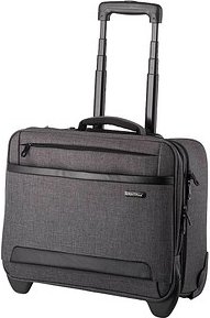 Thumbnail - LIGHTPAK Laptop-Trolley ARKON Kunstfaser grau 42,5 x 21,0 x 37,0 cm