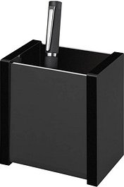 WEDO Stiftehalter Black Office schwarz Acryl 6,0 x 8,7 x 9,6 cm
