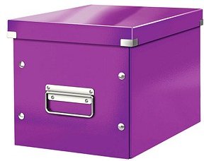 LEITZ Click & Store Aufbewahrungsbox 10,0 l violett 26,0 x 26,0 x 24,0 cm