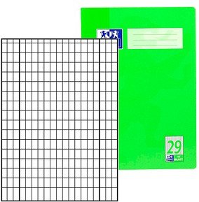 OXFORD Schulheft Lineatur 29 rautiert DIN A4 Innen- und Außenrand, 16 Blatt, 1 St.