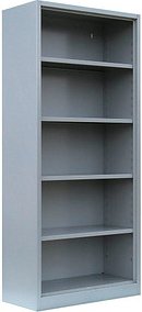LÜLLMANN Aktenregal lichtgrau 80,0 x 38,3 x 180,0 cm