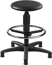 Thumbnail - Topstar Arbeitshocker Tec 60 72260D10T schwarz Kunstleder, 1 St.