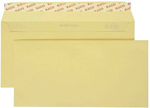ELCO Briefumschläge Color DIN lang ohne Fenster hellchamois haftklebend 25 St.