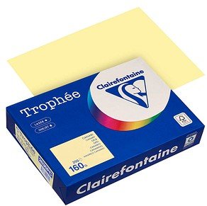Clairefontaine Kopierpapier Trophée gelb DIN A4 160 g/qm 250 Blatt