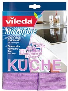 vileda KÜCHE Mikrofasertuch 60 °C waschbar, 1 St.