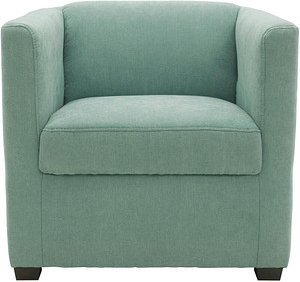 DOMO Collection Sessel BOB mintgrün schwarz Stoff, 1 St.