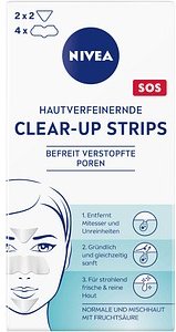 NIVEA HAUTVERFEINERNDE CLEAR-UP STRIPS Mitesserpflaster 6 St.